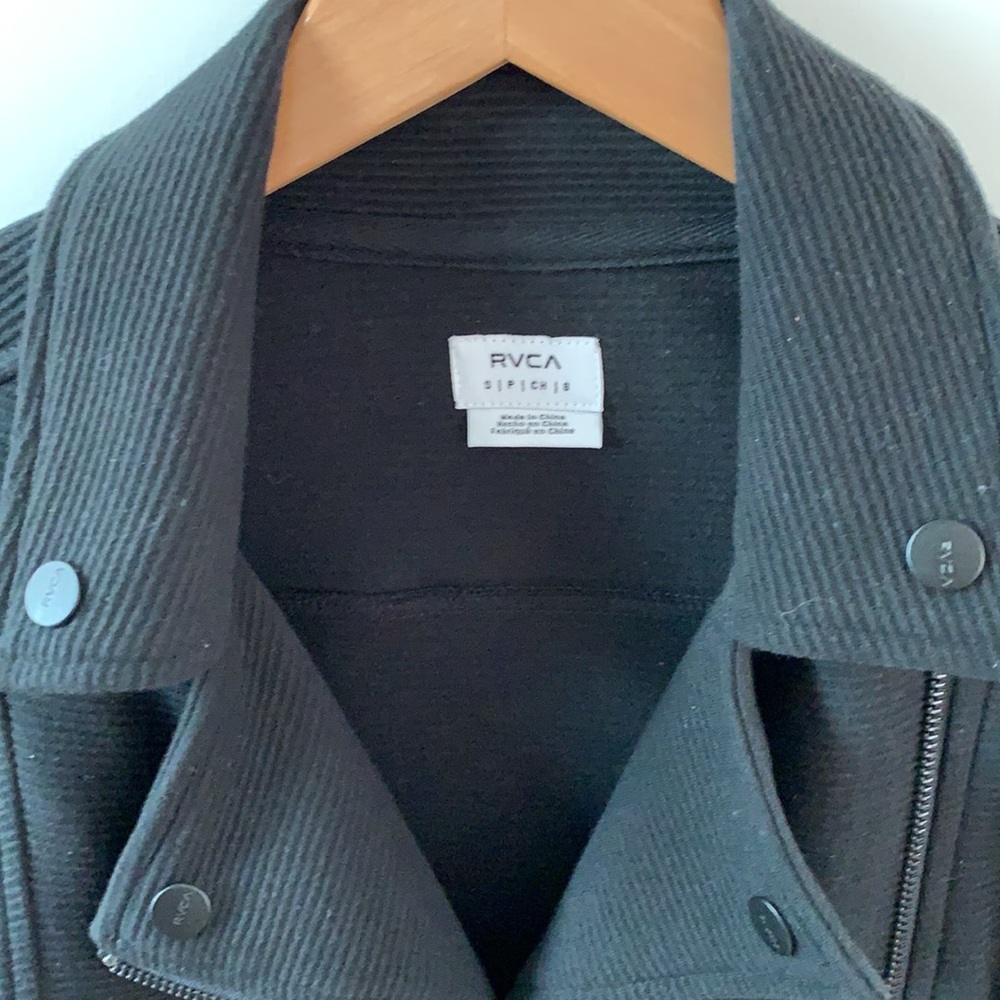 Cotton Moto-Style Jacket / Blazer - Picture 4 of 9